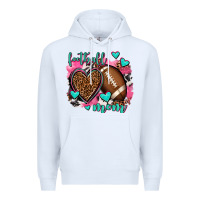 White football mom Premium Hoodie - AdoDesignShop