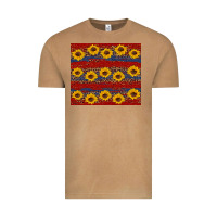 Vintage Camel usa and sunflower pattern Vintage Tee - Artiststas