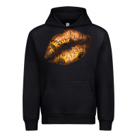 Black Western Sunflower Lips Urban Hoodie - Bettercallsaul