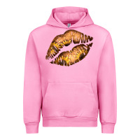 Fuchsia Pink Western Sunflower Lips Urban Hoodie - Bettercallsaul