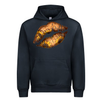 Navy Western Sunflower Lips Urban Hoodie - Bettercallsaul