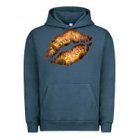 Pigment Midnight Navy Western Sunflower Lips Urban Hoodie - Bettercallsaul