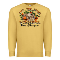 Antique Gold it's the most wonderful time of the year Premium Sweatshirt - RanaPortraitStore