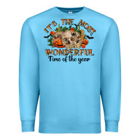 Ocean Blue it's the most wonderful time of the year Premium Sweatshirt - RanaPortraitStore