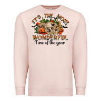 Pale Pink it's the most wonderful time of the year Premium Sweatshirt - RanaPortraitStore