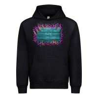 Black Aztec Wood Leopard Frame Urban Hoodie - Bettercallsaul