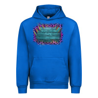Cobalt Aztec Wood Leopard Frame Urban Hoodie - Bettercallsaul