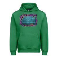 Emerald Aztec Wood Leopard Frame Urban Hoodie - Bettercallsaul