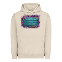 Pigment French Oak Aztec Wood Leopard Frame Urban Hoodie - Bettercallsaul