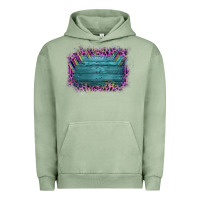 Pigment Oil Green Aztec Wood Leopard Frame Urban Hoodie - Bettercallsaul