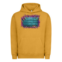 Pigment Peanut Butter Aztec Wood Leopard Frame Urban Hoodie - Bettercallsaul
