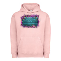 Pigment Salmon Aztec Wood Leopard Frame Urban Hoodie - Bettercallsaul