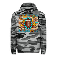 Slate Camo football cowhide sunflower Premium Hoodie - JahusDesignShop