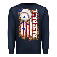 Navy baseball american flag Premium Sweatshirt - texasbilliewilder