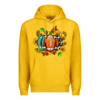 Lemon fall football sunflower and fall Premium Hoodie - AdoDesignShop