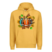 Fall Football Sunflower And Fall Premium Hoodie | Teevron