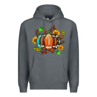 Rock fall football sunflower and fall Premium Hoodie - AdoDesignShop