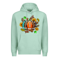 Seafoam fall football sunflower and fall Premium Hoodie - AdoDesignShop