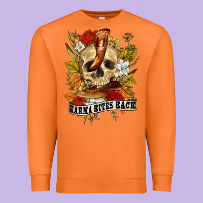 Premium Sweatshirt karma bites back