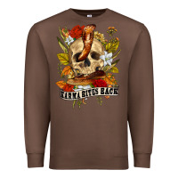 Chestnut karma bites back Premium Sweatshirt - RanaPortraitStore