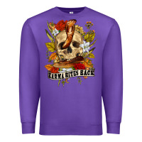 Purple karma bites back Premium Sweatshirt - RanaPortraitStore