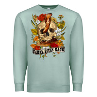 Seafoam karma bites back Premium Sweatshirt - RanaPortraitStore