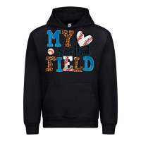 Black my heart is on that field baseball Urban Hoodie - AdoDesignShop