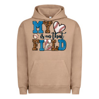 My Heart Is On That Field Baseball Urban Hoodie | Teevron