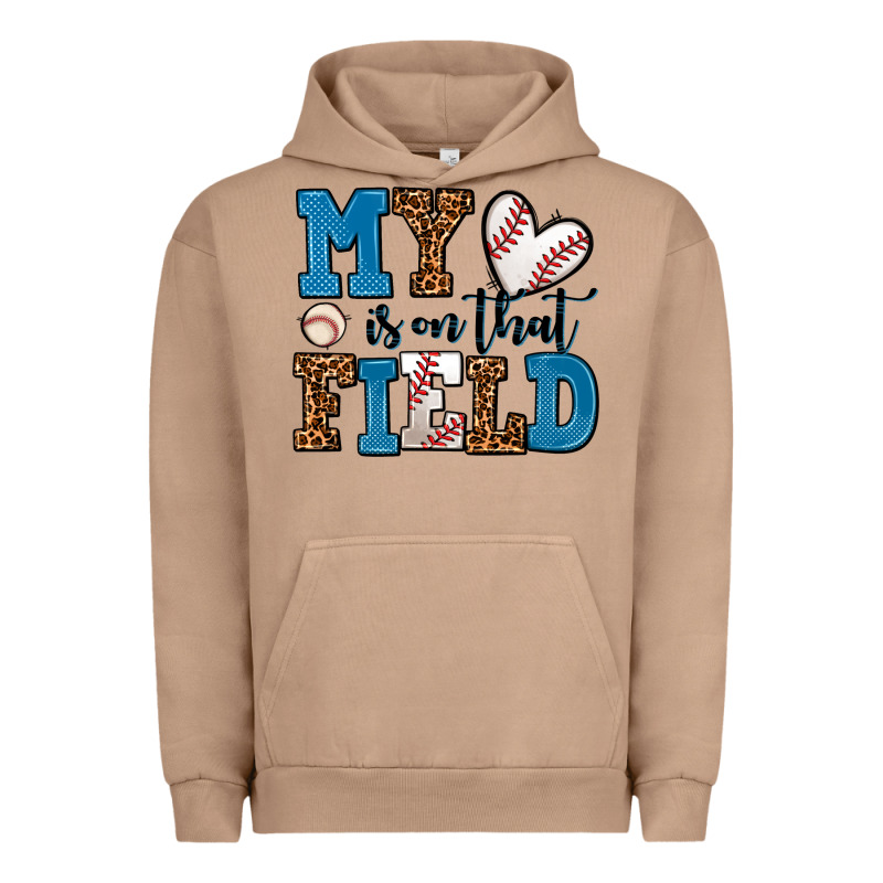 My Heart Is On That Field Baseball Urban Hoodie by AdoDesignShop | Teevron