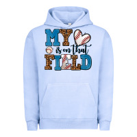 Pigment Grape Ice my heart is on that field baseball Urban Hoodie - AdoDesignShop