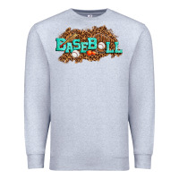 Heather Grey baseball Premium Sweatshirt - texasbilliewilder