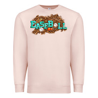 Pale Pink baseball Premium Sweatshirt - texasbilliewilder
