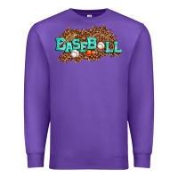 Purple baseball Premium Sweatshirt - texasbilliewilder