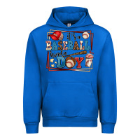 Cobalt its a baseball kinda day Urban Hoodie - AdoDesignShop