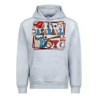 Heather Grey its a baseball kinda day Urban Hoodie - AdoDesignShop
