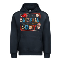 Navy its a baseball kinda day Urban Hoodie - AdoDesignShop
