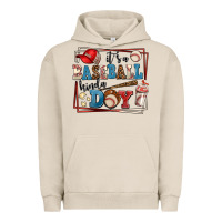 Pigment French Oak its a baseball kinda day Urban Hoodie - AdoDesignShop