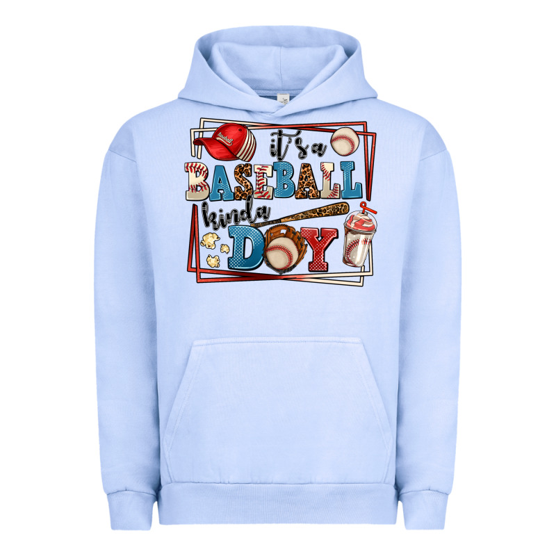 Its A Baseball Kinda Day Urban Hoodie by AdoDesignShop | Teevron