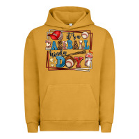 Pigment Peanut Butter its a baseball kinda day Urban Hoodie - AdoDesignShop