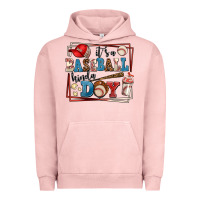 Pigment Salmon its a baseball kinda day Urban Hoodie - AdoDesignShop