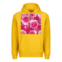 Lemon valentines day all dress up roses seamless pattern Premium Hoodie - BundleAndBundleShop