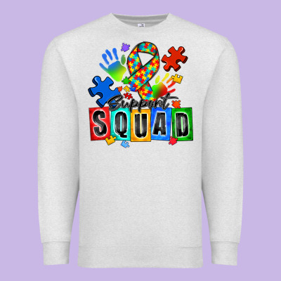 Premium Sweatshirt support squad autism