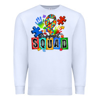 White support squad autism Premium Sweatshirt - Zillion Design Studio