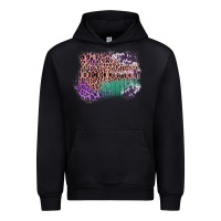 Foreset Green Leopard, Cowhide, Wood Pattern Frame Urban Hoodie - Bettercallsaul
