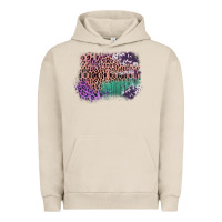 Pigment French Oak Leopard, Cowhide, Wood Pattern Frame Urban Hoodie - Bettercallsaul