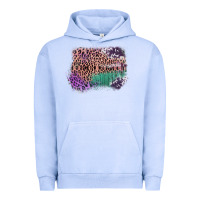 Pigment Grape Ice Leopard, Cowhide, Wood Pattern Frame Urban Hoodie - Bettercallsaul