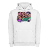 Pigment Lunar Rock Leopard, Cowhide, Wood Pattern Frame Urban Hoodie - Bettercallsaul