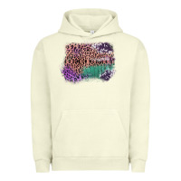 Pigment Pistachio Leopard, Cowhide, Wood Pattern Frame Urban Hoodie - Bettercallsaul