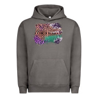 Pigment Tornado Leopard, Cowhide, Wood Pattern Frame Urban Hoodie - Bettercallsaul