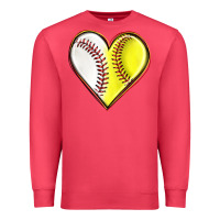 Cardinal baseball and softball heart Premium Sweatshirt - texasbilliewilder